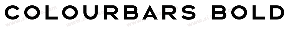 Colourbars Bold字体转换